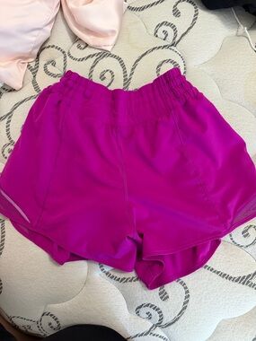 lululemon athletica Women's Athletic Shorts in Bright Magenta